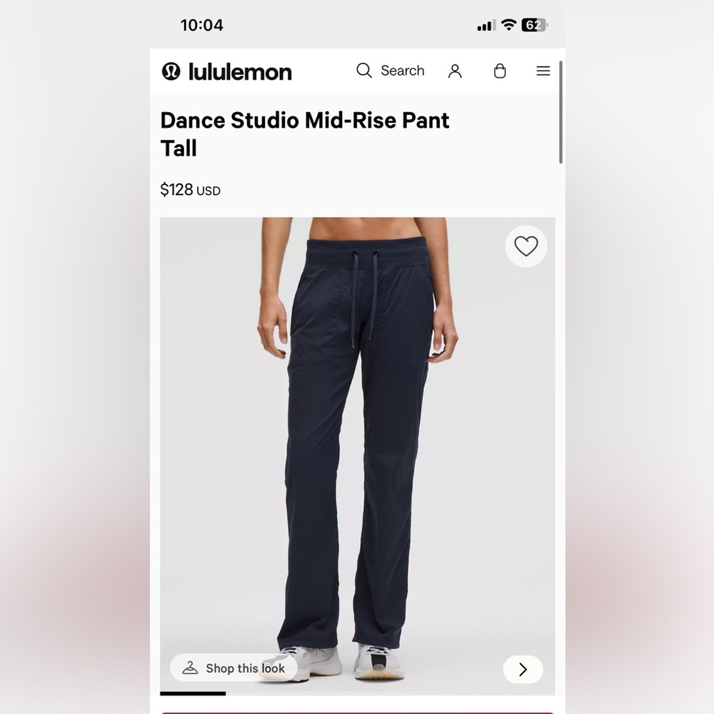 Lululemon Athletica Navy Track Pants